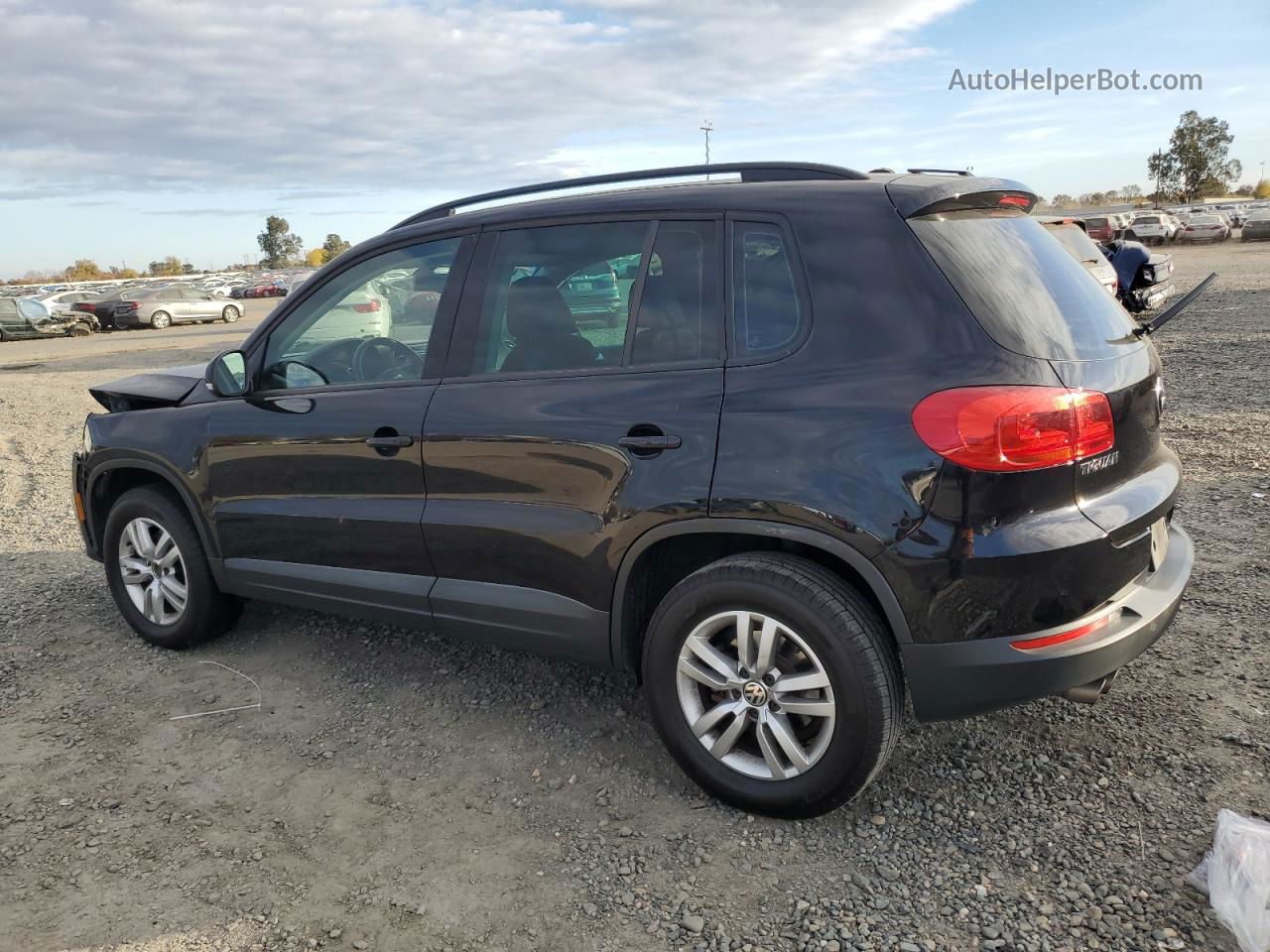 2016 Volkswagen Tiguan S Black vin: WVGAV7AXXGW602420