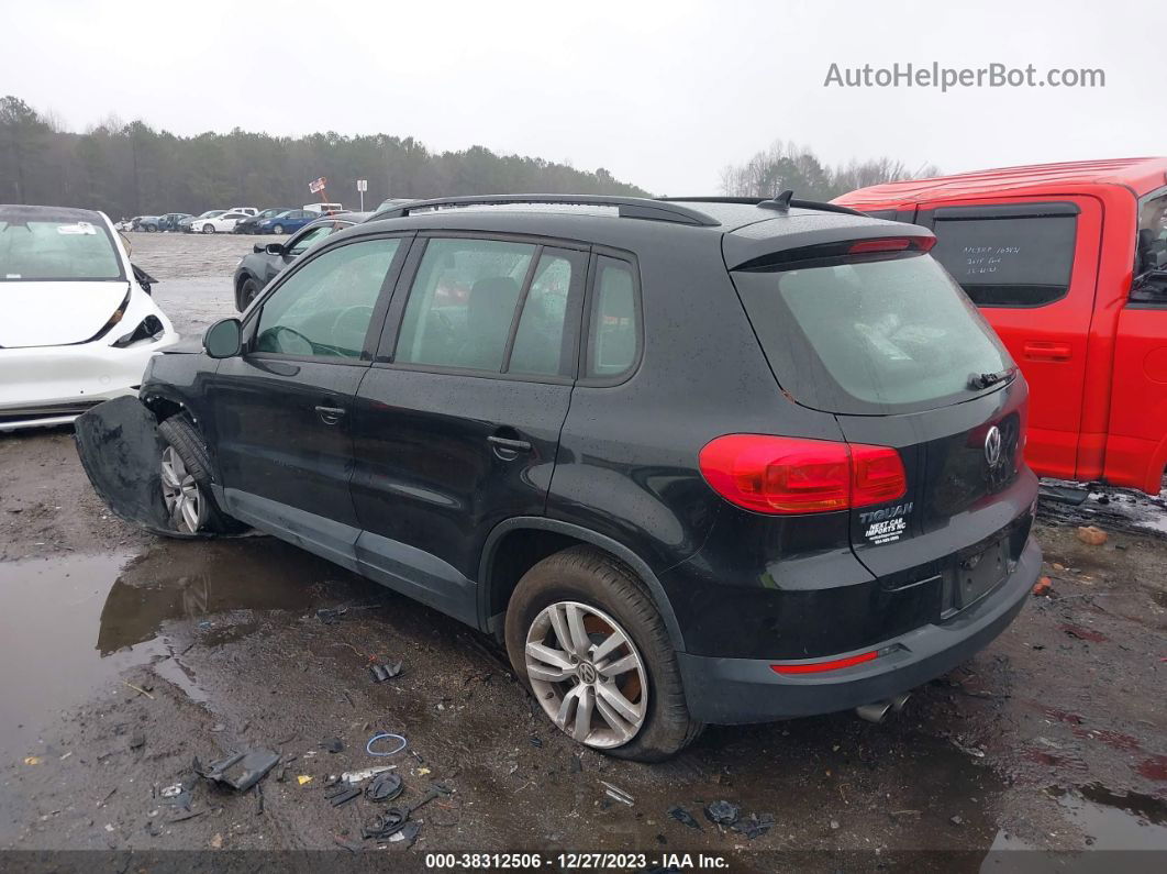 2017 Volkswagen Tiguan 2.0t S Черный vin: WVGAV7AXXHK000836