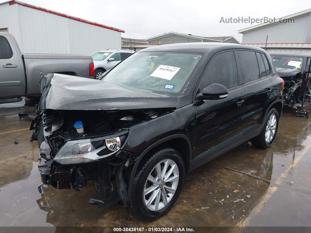 2017 Volkswagen Tiguan 2.0t/2.0t S Black vin: WVGAV7AXXHK052662