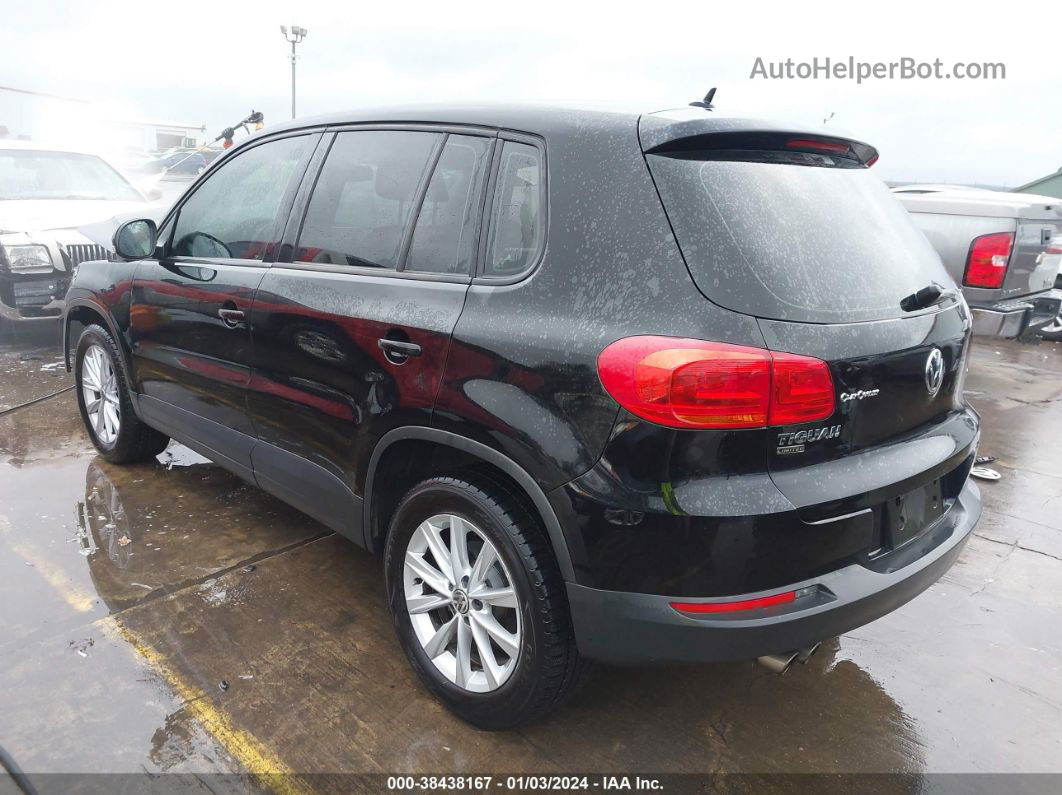 2017 Volkswagen Tiguan 2.0t/2.0t S Black vin: WVGAV7AXXHK052662