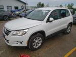 2010 Volkswagen Tiguan S White vin: WVGAV9AX9AW535196