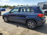 2013 Volkswagen Tiguan S Blue vin: WVGBV3AX0DW067672