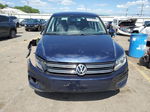 2013 Volkswagen Tiguan S Синий vin: WVGBV3AX0DW067672