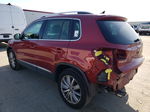 2013 Volkswagen Tiguan S Red vin: WVGBV3AX0DW086836