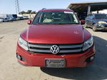 2013 Volkswagen Tiguan S Red vin: WVGBV3AX0DW086836