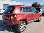 2013 Volkswagen Tiguan S Red vin: WVGBV3AX0DW086836