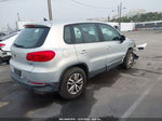 2013 Volkswagen Tiguan S Silver vin: WVGBV3AX0DW570392