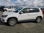 2013 Volkswagen Tiguan S Белый vin: WVGBV3AX0DW606923