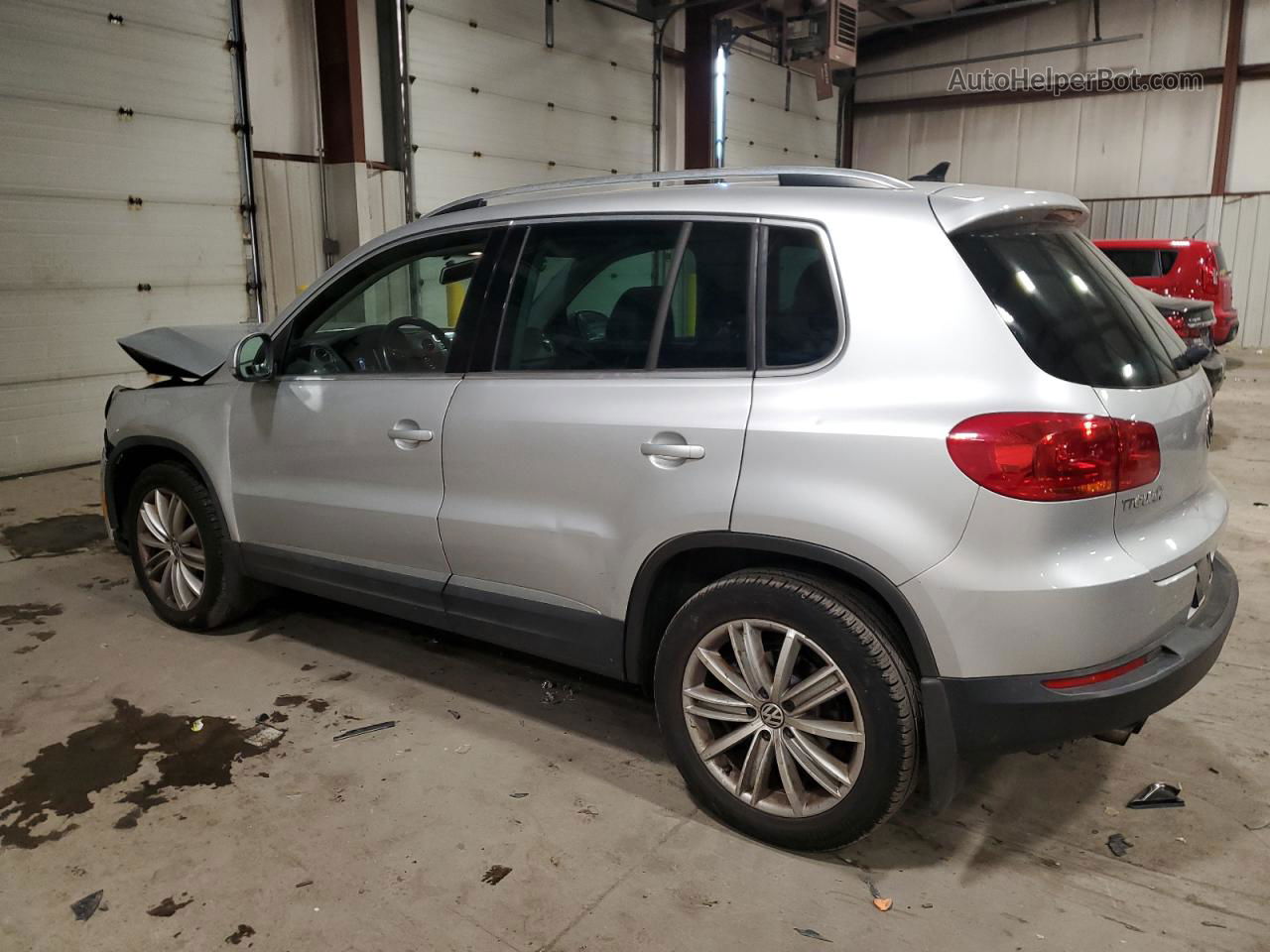 2013 Volkswagen Tiguan S Silver vin: WVGBV3AX1DW058804