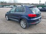 2013 Volkswagen Tiguan Se Blue vin: WVGBV3AX1DW617493