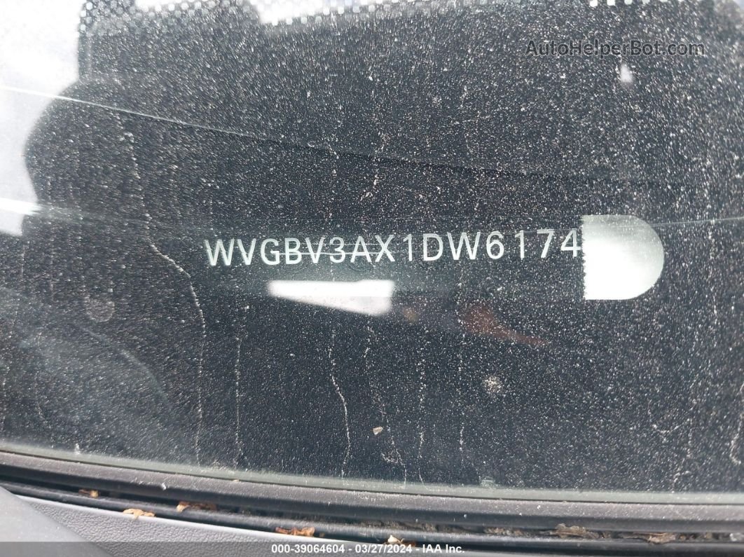 2013 Volkswagen Tiguan Se Blue vin: WVGBV3AX1DW617493