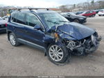 2013 Volkswagen Tiguan Se Blue vin: WVGBV3AX1DW617493