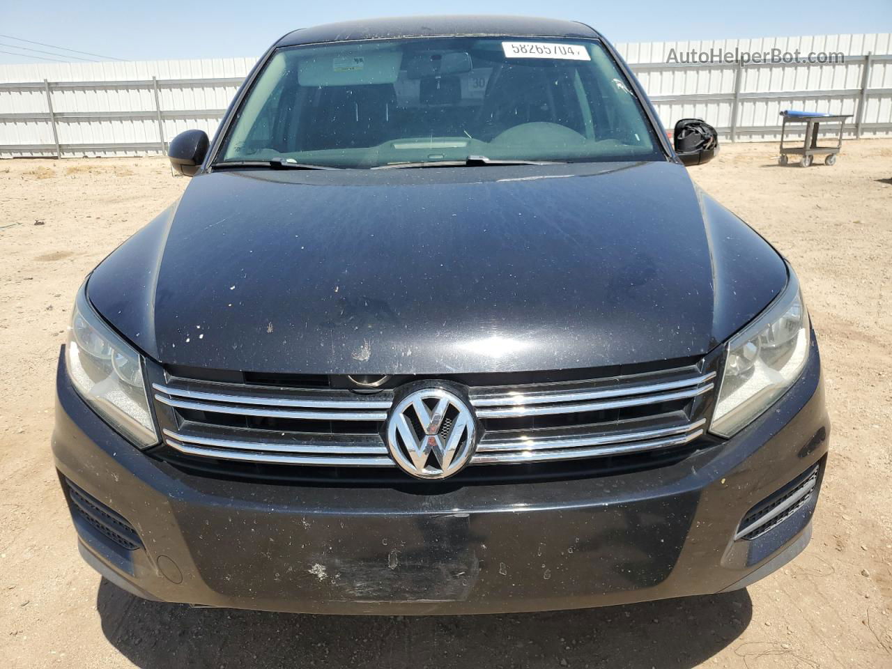 2013 Volkswagen Tiguan S Black vin: WVGBV3AX2DW561001