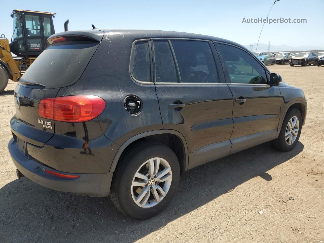 2013 Volkswagen Tiguan S Black vin: WVGBV3AX2DW561001