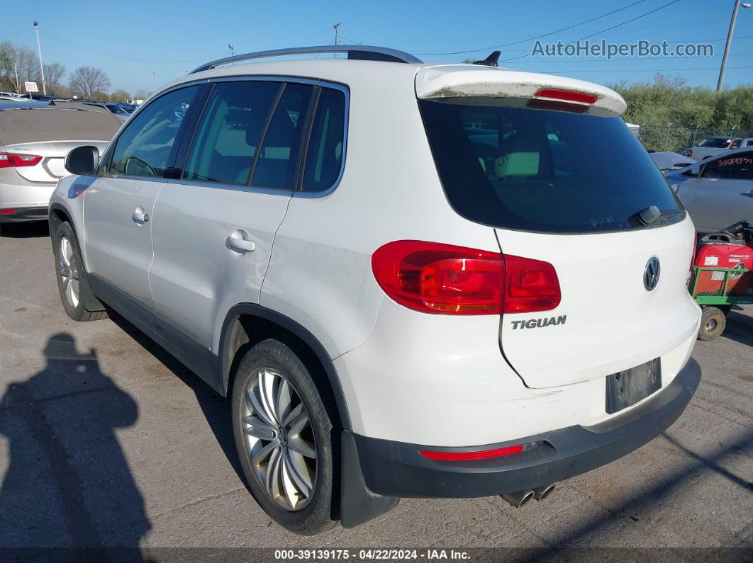 2013 Volkswagen Tiguan Se Белый vin: WVGBV3AX2DW596170