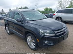 2013 Volkswagen Tiguan Se Black vin: WVGBV3AX3DW626597