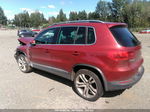 2013 Volkswagen Tiguan Sel Red vin: WVGBV3AX4DW089755