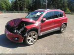 2013 Volkswagen Tiguan Sel Красный vin: WVGBV3AX4DW089755