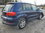 2013 Volkswagen Tiguan S Синий vin: WVGBV3AX6DW604030