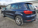 2013 Volkswagen Tiguan S Синий vin: WVGBV3AX6DW604030