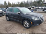 2013 Volkswagen Tiguan S Black vin: WVGBV3AX6DW613567