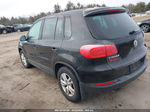 2013 Volkswagen Tiguan S Black vin: WVGBV3AX6DW613567