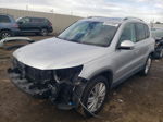 2013 Volkswagen Tiguan S Silver vin: WVGBV3AX6DW621202