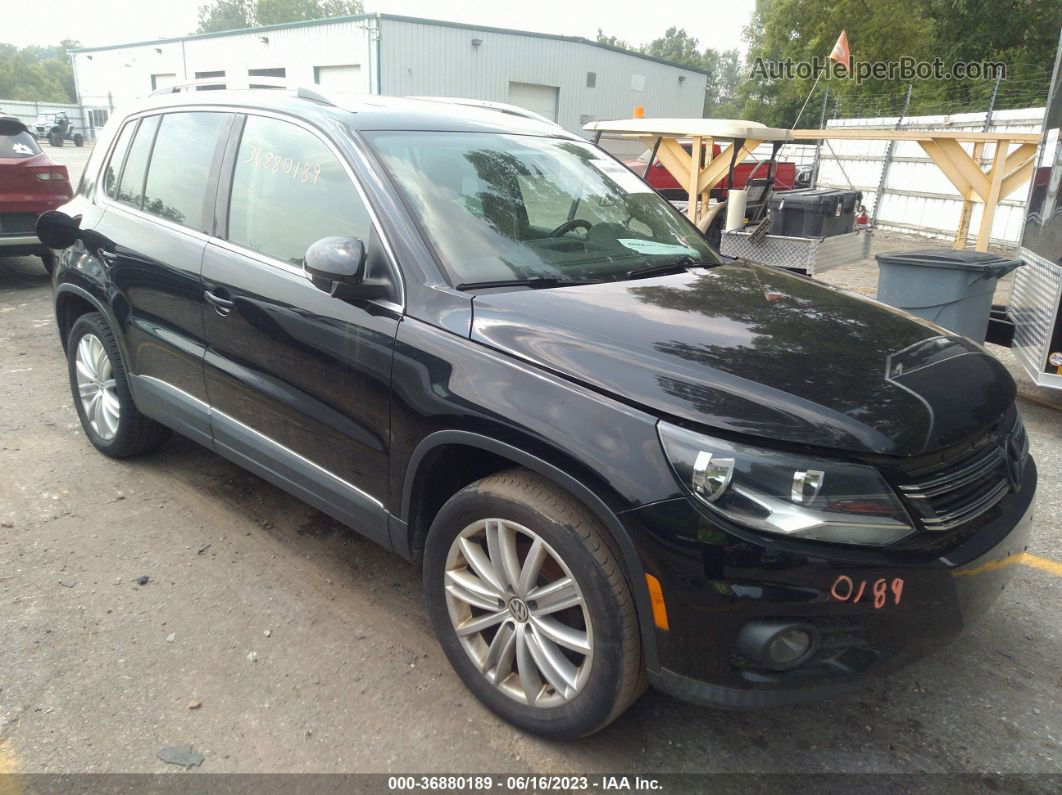 2013 Volkswagen Tiguan Se Черный vin: WVGBV3AX7DW563682