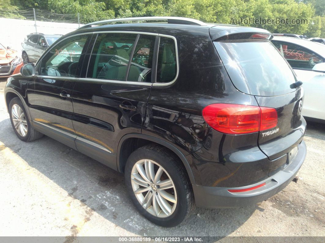 2013 Volkswagen Tiguan Se Черный vin: WVGBV3AX7DW563682