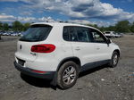 2013 Volkswagen Tiguan S White vin: WVGBV3AX7DW600035