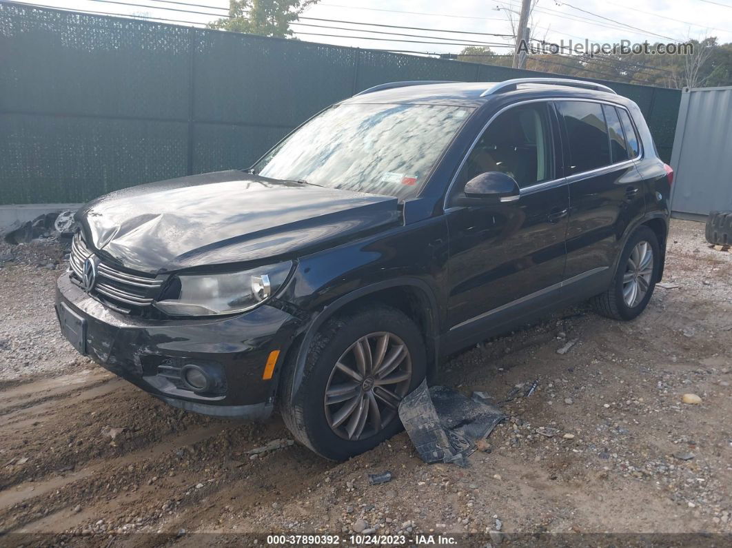 2013 Volkswagen Tiguan Se Black vin: WVGBV3AX8DW599963