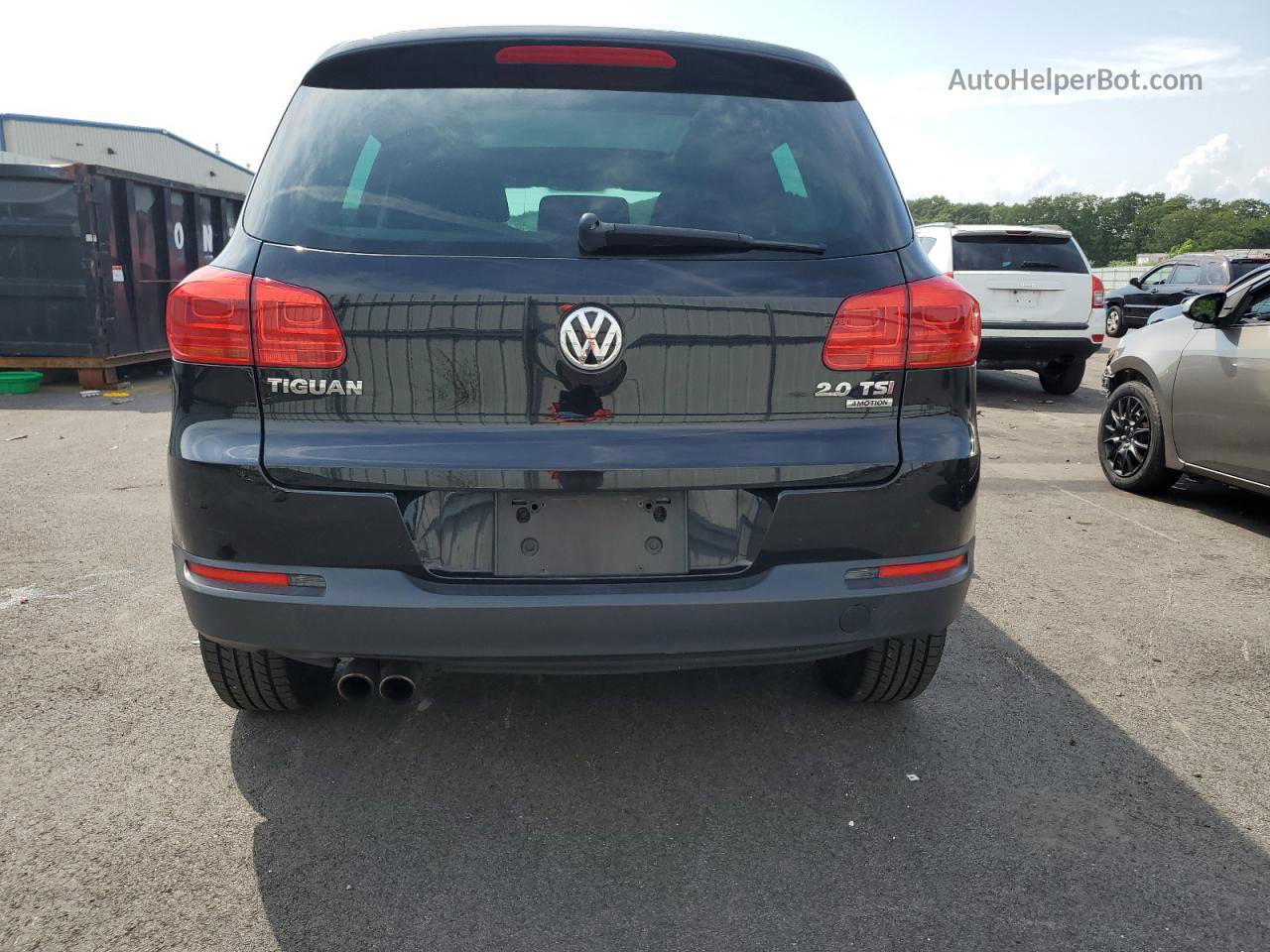 2013 Volkswagen Tiguan S Black vin: WVGBV3AX9DW053186