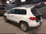 2013 Volkswagen Tiguan Se White vin: WVGBV3AX9DW599566