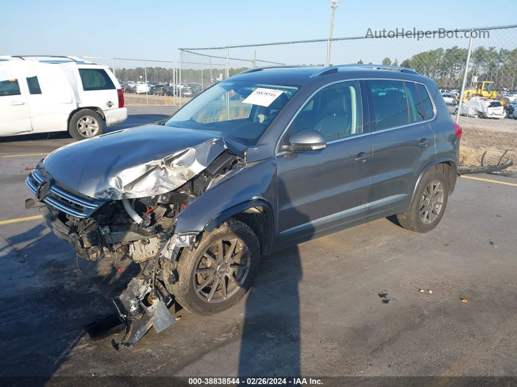 2013 Volkswagen Tiguan S/se/sel Gray vin: WVGBV3AX9DW611697