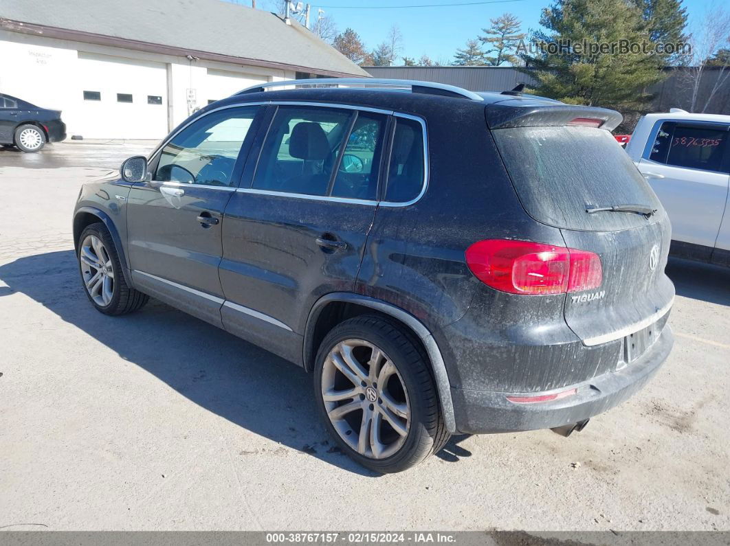 2013 Volkswagen Tiguan Sel Черный vin: WVGBV3AX9DW617631