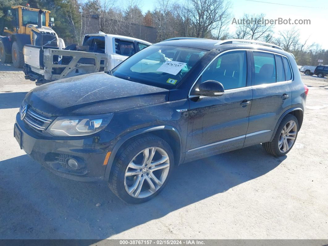 2013 Volkswagen Tiguan Sel Черный vin: WVGBV3AX9DW617631