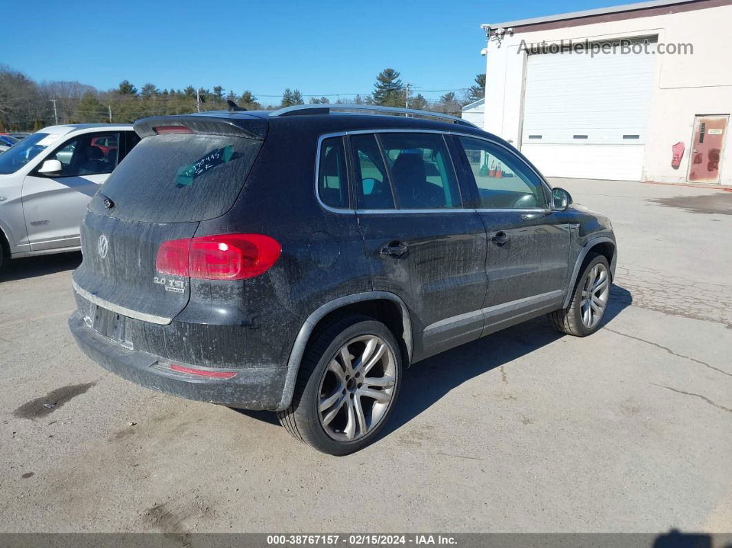 2013 Volkswagen Tiguan Sel Черный vin: WVGBV3AX9DW617631