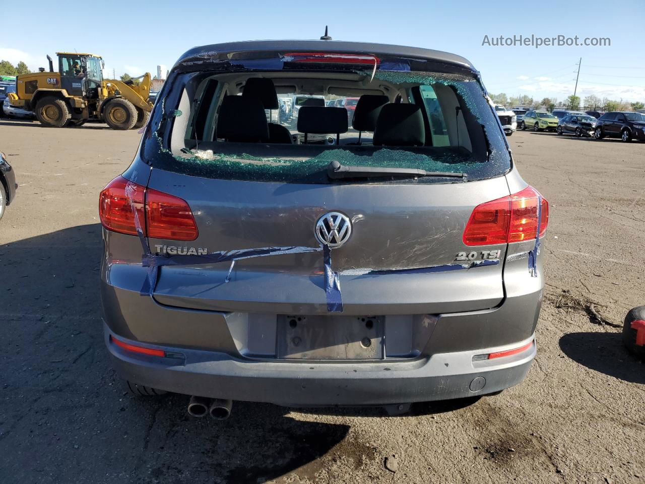 2013 Volkswagen Tiguan S Угольный vin: WVGBV3AX9DW621484