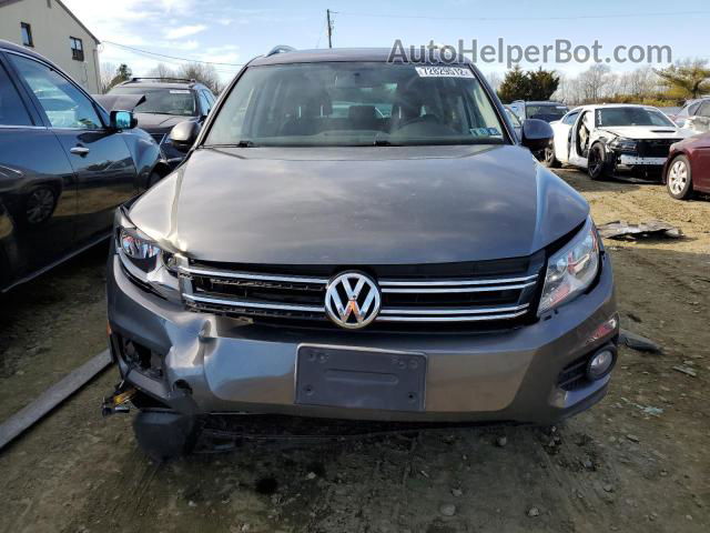 2013 Volkswagen Tiguan S Gray vin: WVGBV3AXXDW080283