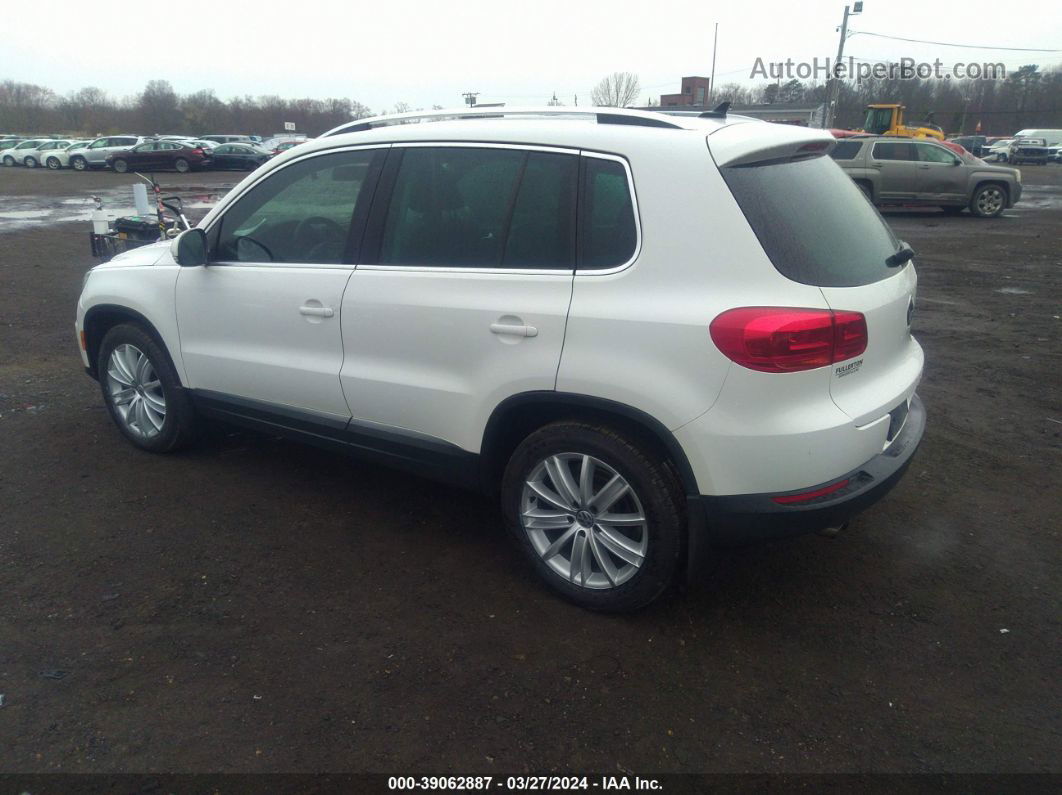 2013 Volkswagen Tiguan Se Белый vin: WVGBV3AXXDW588883