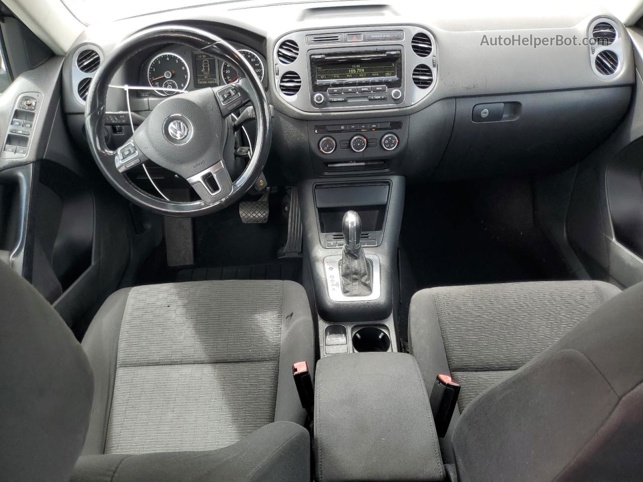 2013 Volkswagen Tiguan S Угольный vin: WVGBV3AXXDW592478