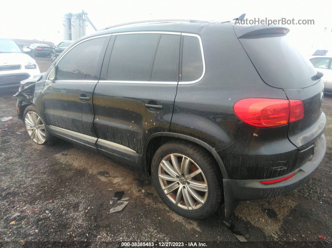 2013 Volkswagen Tiguan Se Black vin: WVGBV3AXXDW598796