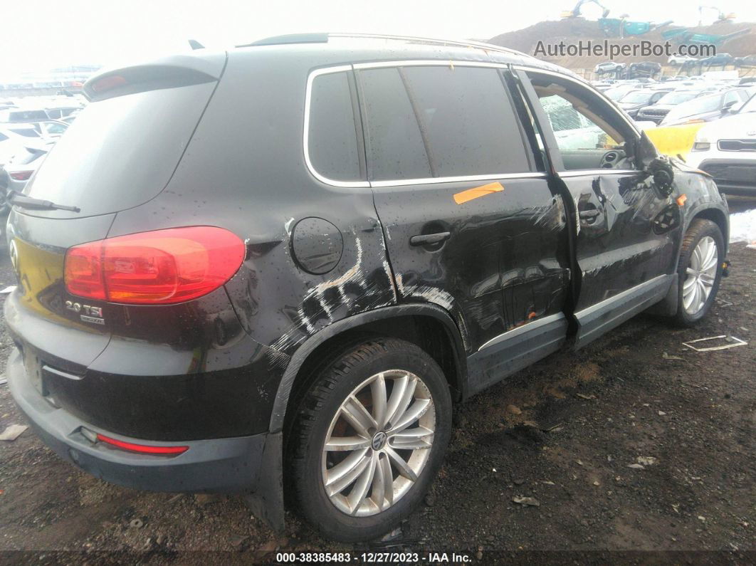 2013 Volkswagen Tiguan Se Black vin: WVGBV3AXXDW598796