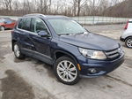 2013 Volkswagen Tiguan S Blue vin: WVGBV3AXXDW600255