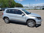 2010 Volkswagen Tiguan Se Silver vin: WVGBV7AX0AW513709