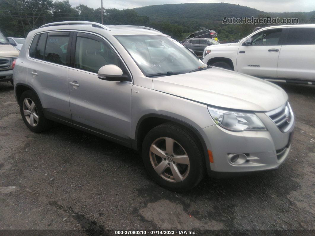 2010 Volkswagen Tiguan Wolfsburg Silver vin: WVGBV7AX0AW515203