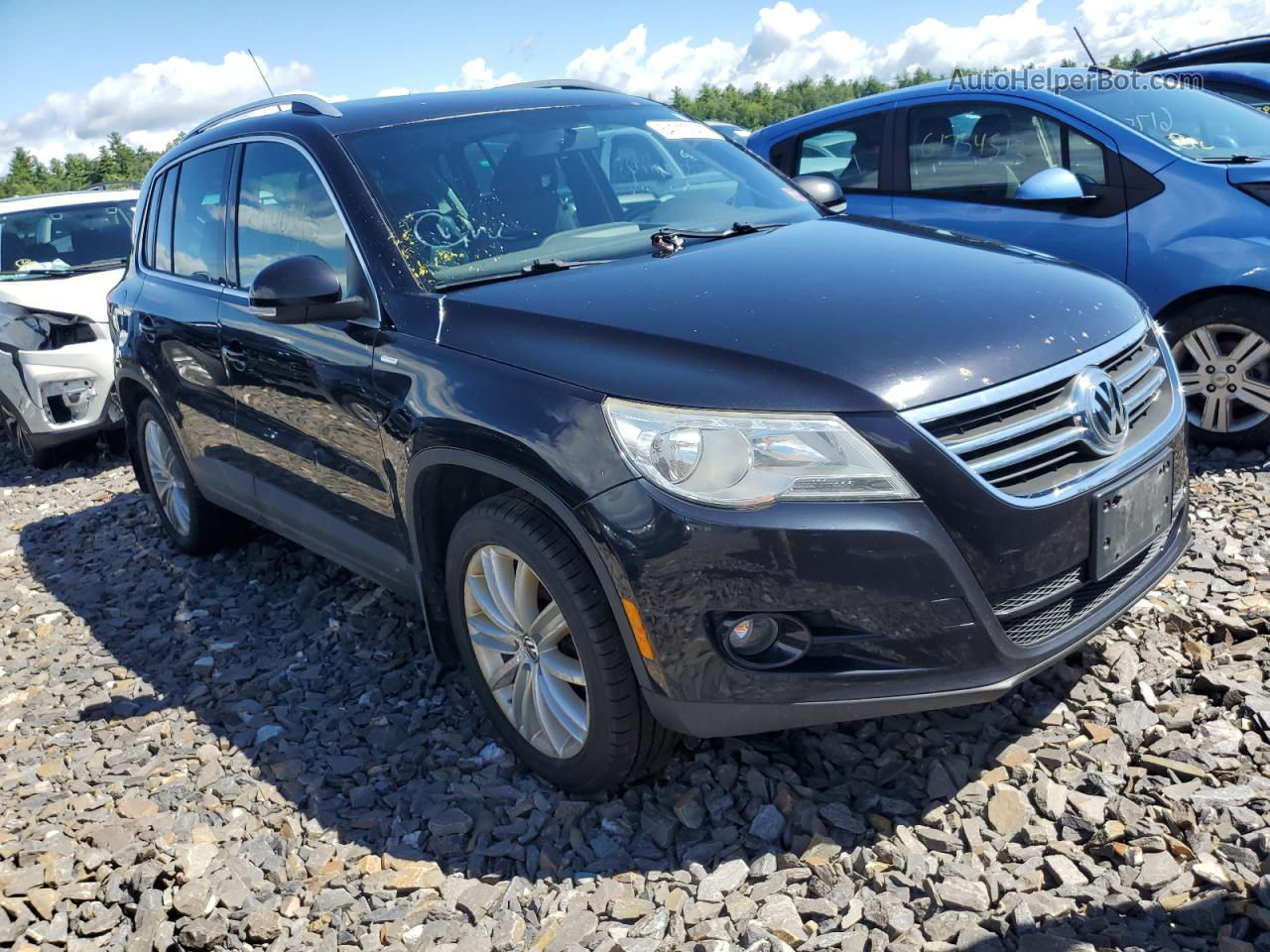 2010 Volkswagen Tiguan Se Black vin: WVGBV7AX0AW516514