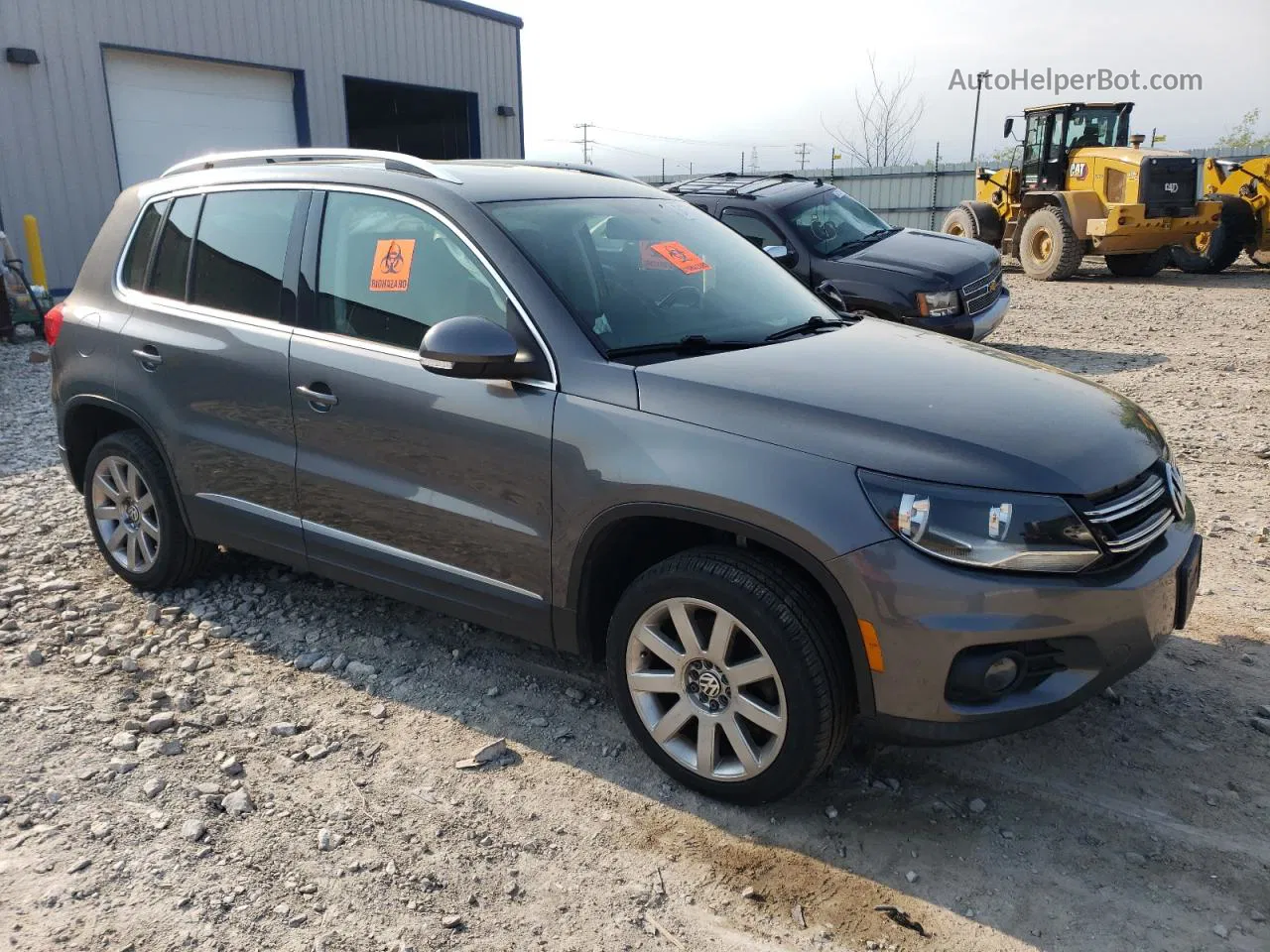 2013 Volkswagen Tiguan S Серый vin: WVGBV7AX0DW012081