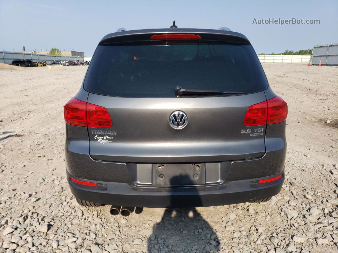 2013 Volkswagen Tiguan S Gray vin: WVGBV7AX0DW012081