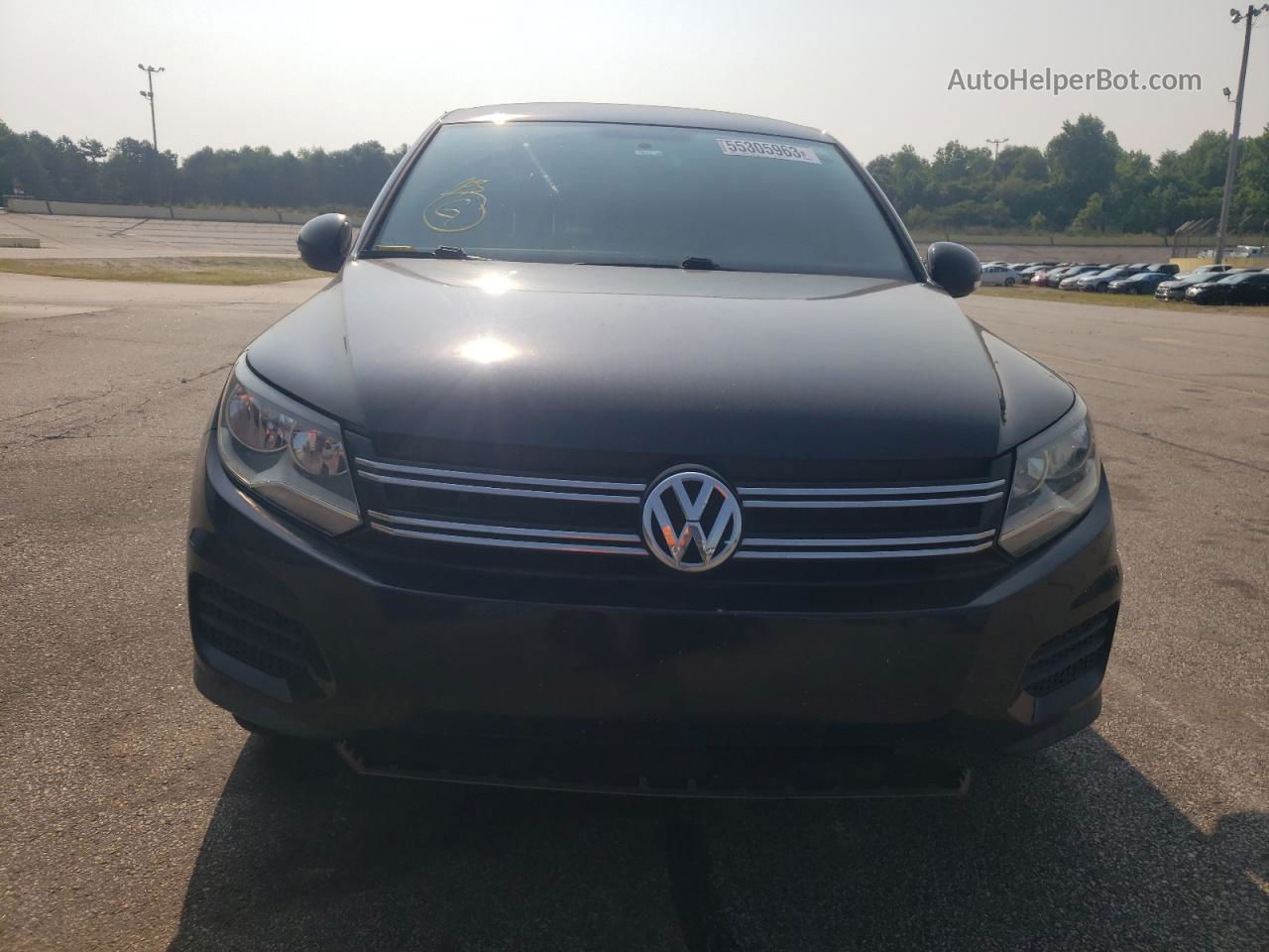 2013 Volkswagen Tiguan S Black vin: WVGBV7AX0DW504075